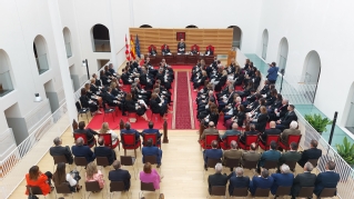 Vista general del acto de apertura del año judicial en Castilla y León